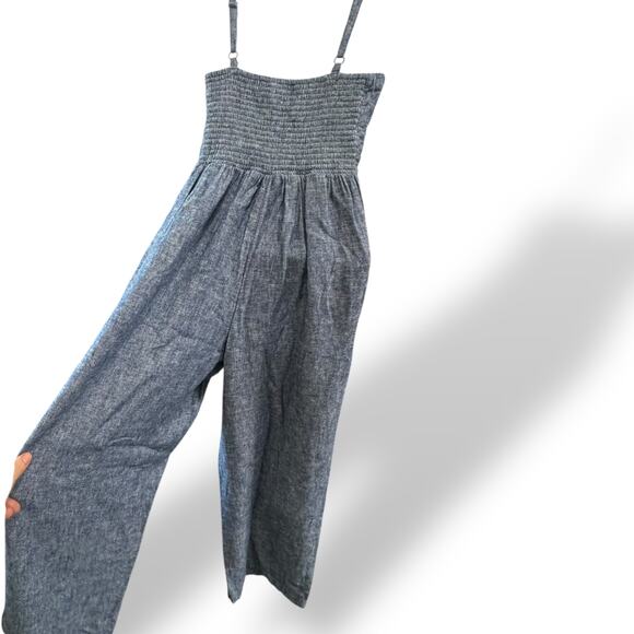 Sleeveless Linen Blend Small Jumpsuit with Pockets Old Navy - Picture 6 of 13